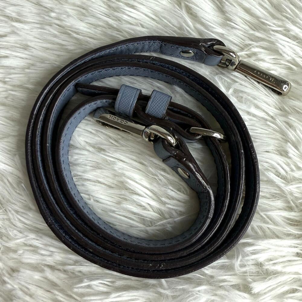 COACH Blue Silver Crossbody Replacement Strap